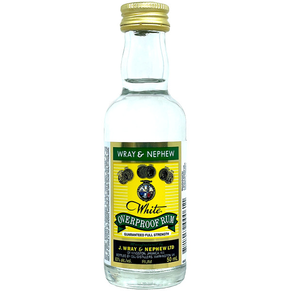 Wray & Nephew White Over Proof Rum 50ml