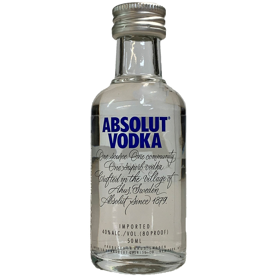 Absolut Swedish Vodka 50ML Holiday Wine Cellar