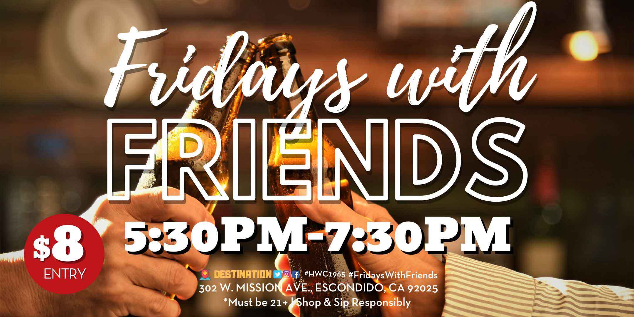 $8 Fridays with Friends Beer Tasting at HWC!
