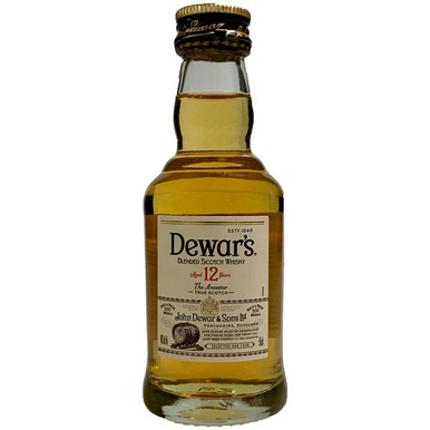 Dewars 12 Year Blended Scotch Whisky 50ml