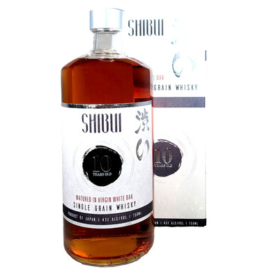 Shibui Whiskey Virgin White Oak 10 Year Old Japanese Whisky