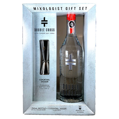 Double Cross Vodka Gift Pack With Jigger - Holiday Wine Cellar