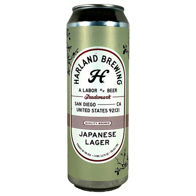 Harland Japanese Lager 19.2oz Can
