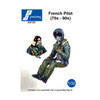 PJ Productions French Pilot seated in aircraft (70s-90s) Figure 1:32 (PJP321121)