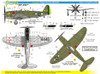 FCM P-47D Brazil (11 versions) - double set Decals 1:32 Scale (FCD032007)