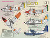 FCM Set 31: Grumman SA-16 Albatros - Brazil 2, Argentina & Chile Decals 1:144