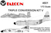 Falcon Triple Conversion V: F4H-1 canopy/nose / HC-130P / A-10B Kit 1:72 (FIK04601)