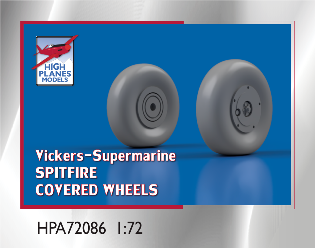 High Planes V-S Spitfire Covered Wheels 1:72 Accessories