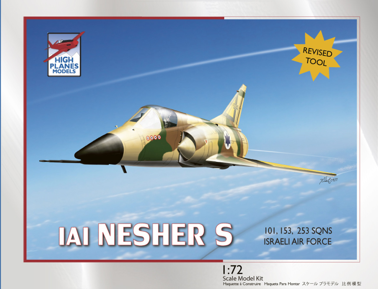 High Planes IAI Nesher S Kit 1:72 (HPK072088)