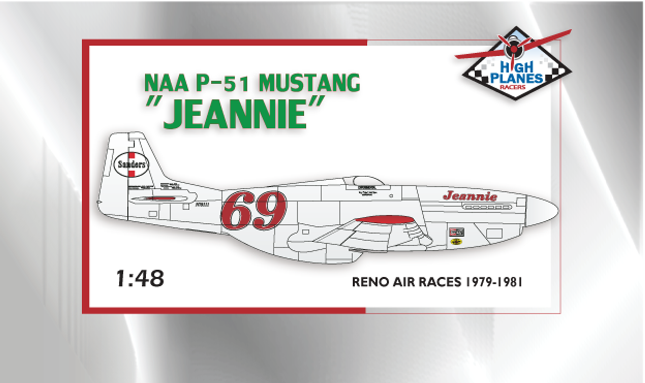 High Planes P-51D Mustang "Jeannie" Racer Conversion 1:48 (HPR048018)