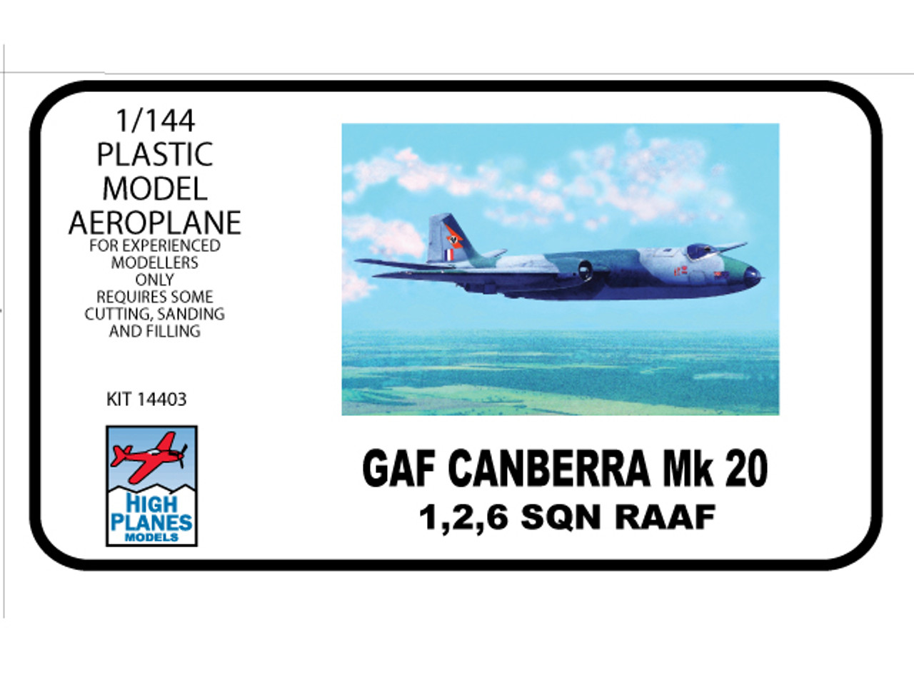 High Planes Models GAF Canberra Mk20