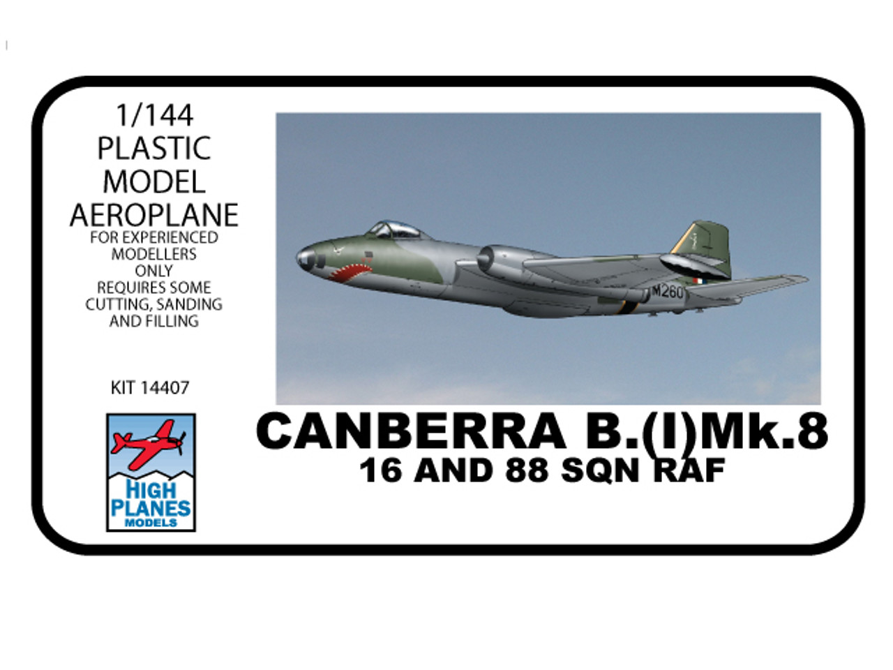 High Planes EE Canberra BI Mk 8 RAF Kit 1:144