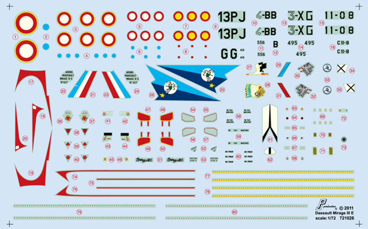 PJ Productions Dassault Mirage IIIE