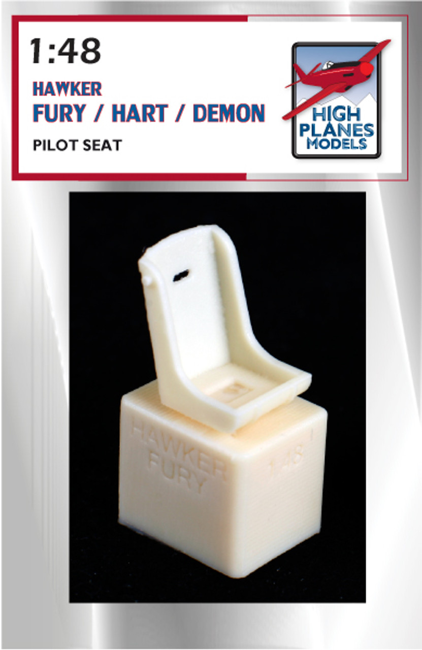 HIGH PLANES 1:48 PILOT SEAT HAWKER FURY / HART / DEMON