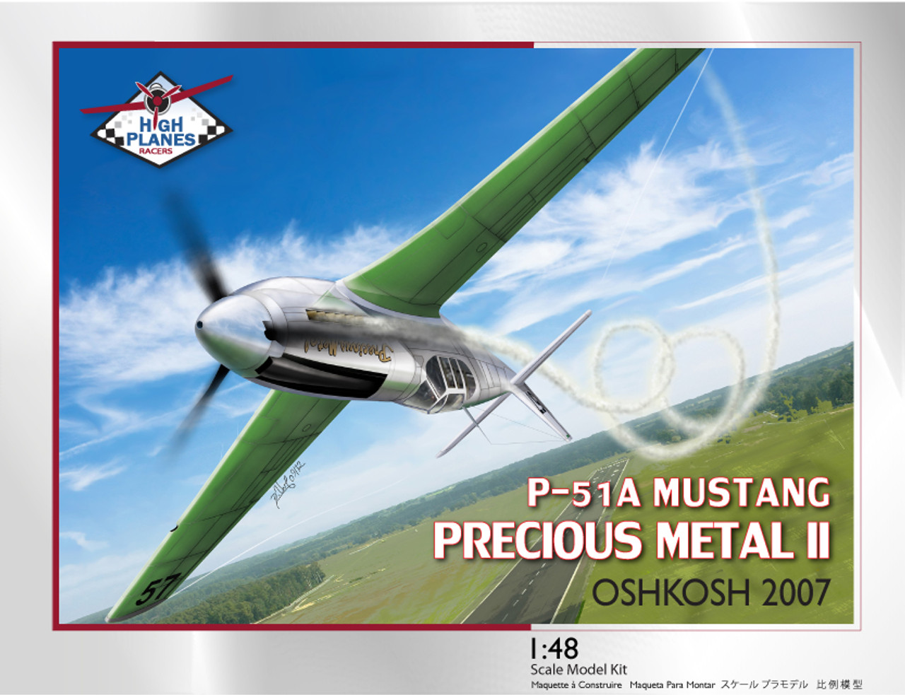 High Planes P-51A Mustang "Precious Metal II" Racer Kit 1:48