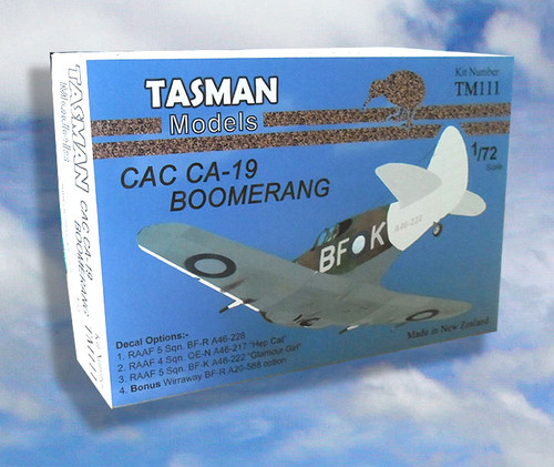 Tasman CAC CA-19 Boomerang Kit 1:72 (TM111) Tasman CAC CA-19 Boomerang Kit 1:72 (TM111)