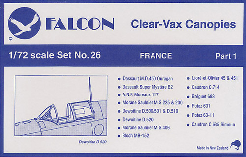 Falcon Clearvax Set 26 Falcon Clearvax Set 26