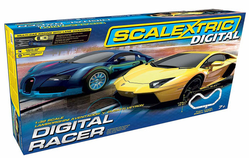 Details about   Scalextric Lamborghini Rampage Centenarios 1:32 Slot Car Race Track Set C1386T 