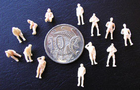 OzMods Scale Models Russian Long-Range Aviation Pilot 2 figures per pack Accessories 1:144