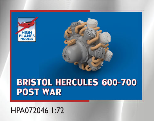 High Planes Bristol Hercules Post War 600-700 Series Accessories 1:72 (HPA072046)