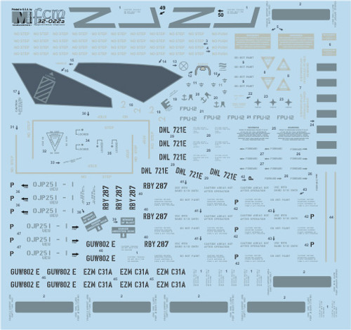 FCM E/A-18G Growler - VAQ-132 Scorpions Decals 1:32 Scale (FCD032022) FCM E/A-18G Growler - VAQ-132 Scorpions Decals 1:32 Scale (FCD032022)