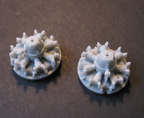 OzMods Scale Models P&W R-1830 Twin Wasp Radial 2 per pack Accessories 1:48