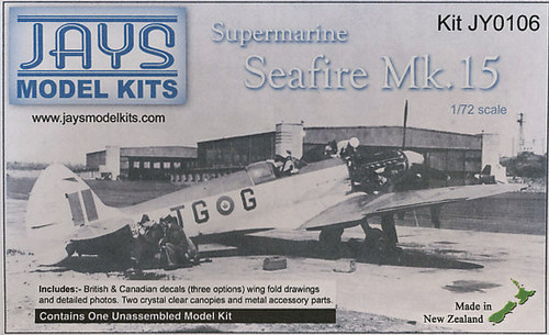 Jays Model Kits Ventura Supermarine Seafire Mk 15 (Kit 1:72) Jays Model Kits Ventura Supermarine Seafire Mk 15 (Kit 1:72)