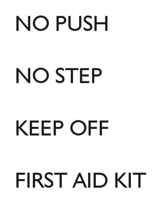 Red Roo Models No Step/First Aid Kit Modern Decals 1:48