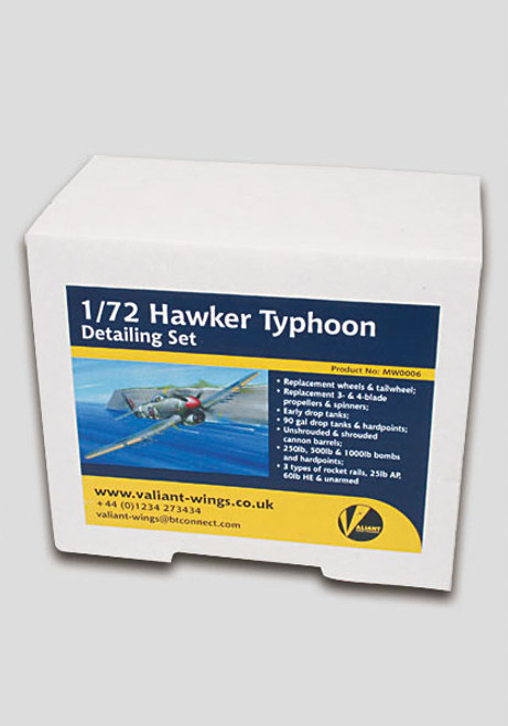 Valiant Wings Hawker Typhoon Detail Set Valiant Wings Hawker Typhoon Detail Set