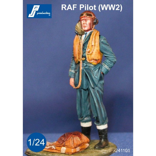 PJ Productions RAF WWII fighter pilot standing Figures 1:24 PJ Productions RAF WWII fighter pilot standing Figures 1:24