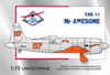 High Planes Racer Yak 11 Mr Awesome T-33 tail