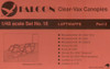 Falcon Clearvax Canopy Set No.16: Luftwaffe World War II Part 2 Accessories 1:48
