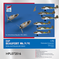 High Planes Plus DAP Beaufort Mk.V/VI Conversion Set Accessories 1:72