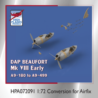 High Planes DAP Beaufort Mk.VIII early Conversion Accessories 1:72 (HPA072091)