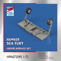 High Planes Hawker Sea Fury Undercarriage Set 1:72 Accessories (HPA072095