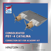 High Planes PBY-4 Catalina Engines Correction 1:72 for Academy kit (HPA072094)