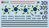 FCM Brazilian Air Force C-119 Boxcar Decals 1:72 (FCD072036