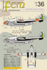 FCM Brazilian Air Force C-119 Boxcar Decals 1:72 (FCD072036