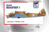 High Planes Bristol Beaufort Mk I SAAF RAF Kit 1:72