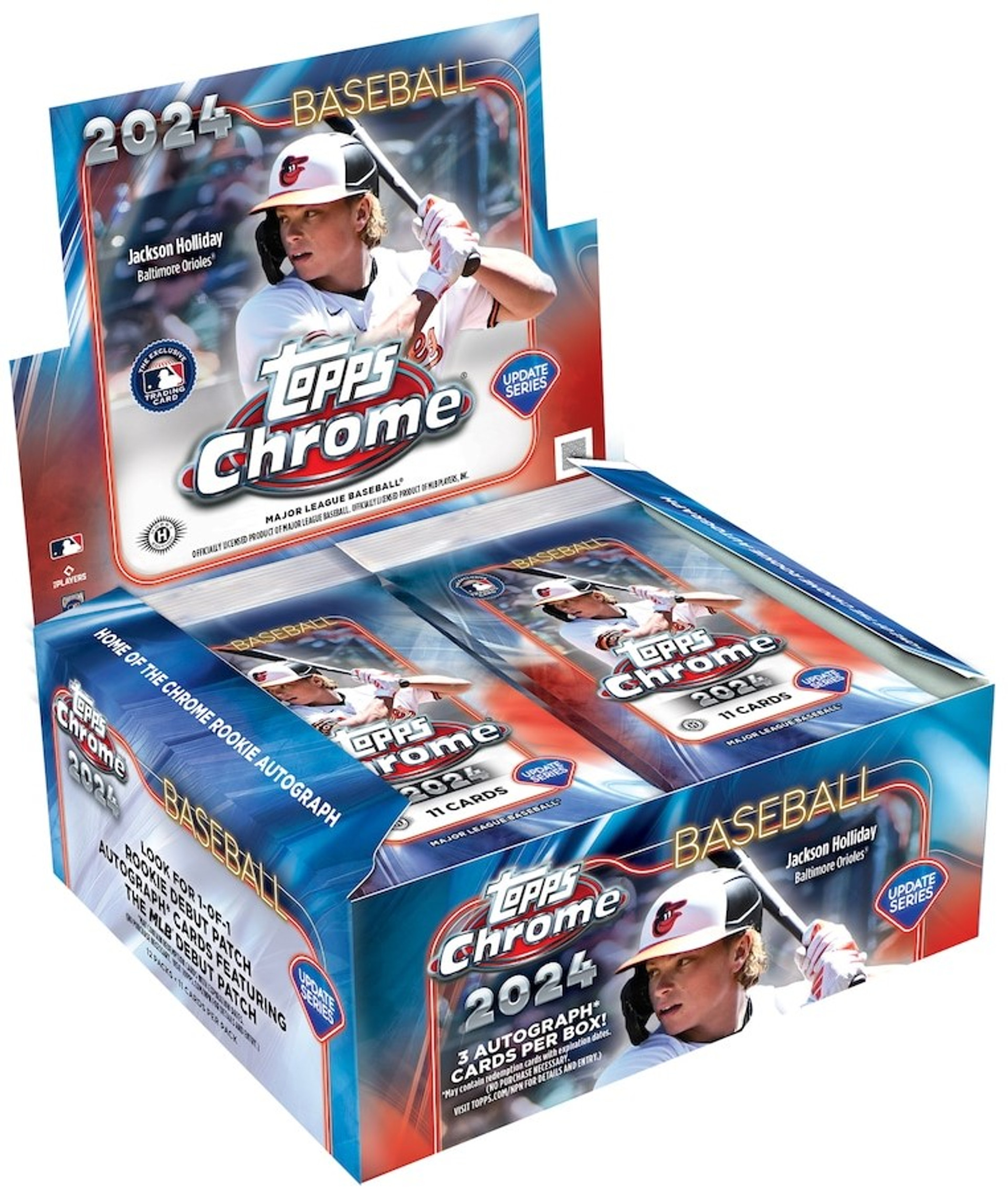 2024 Topps Chrome Update Series Baseball Jumbo Box