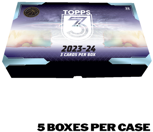 2023/24 Topps Three Basketball Hobby Sealed 5-Box Case