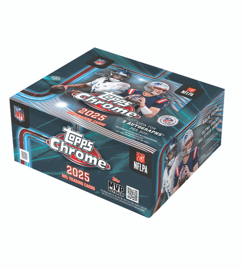 2025 Topps Chrome Football Hobby Jumbo Box