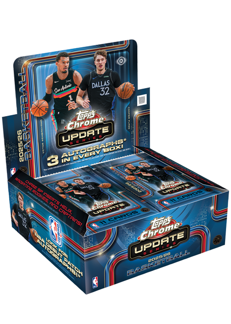 2025/26 Topps Chrome Update Series Basketball Jumbo Box