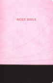 KJV Large Print Thinline Reference Bible (Hendrickson) - Flexisoft Pink/Chocolate