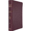 KJV Old Scofield Study Bible - LARGE PRINT - Genuine Leather Burgundy Indexed