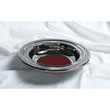 Silver Offering Plate w/Red Felt