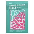 KJV Compact Ultrathin Bible for Teens - (Green Blossoms)