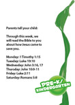 SPLAT Sunday School Curriculum - Pre-K/Kindergarten - Winter Quarter