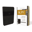 KJV Personal Size Giant Print Reference Bible - Two-Tone Black (Nelson)