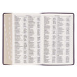 KJV Giant Print Personal Size Reference Bible - Purple - Thumb Indexed